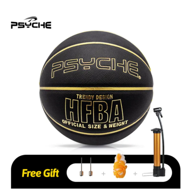 Psyche Original Basketball Ball Official Size 7 PU Authentic Street Game Match Ball Indoor Outdoor 29.5" Bola Basketball