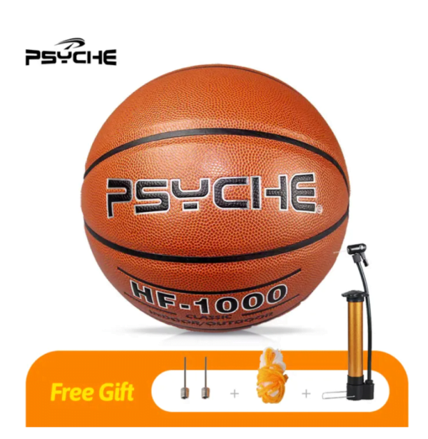 Psyche Original Basketball Ball Official Size 7 PU Authentic Street Game Match Ball Indoor Outdoor 29.5" Bola Basketball