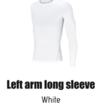 Left arm long White