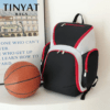 TINYAT Large Basketball Backpack Bag with Ball Compartment and Shoe Pocket Outdoor Sports Equipment Bag