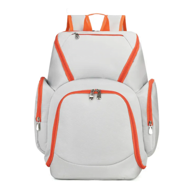 TINYAT Large Basketball Backpack Bag with Ball Compartment and Shoe Pocket Outdoor Sports Equipment Bag