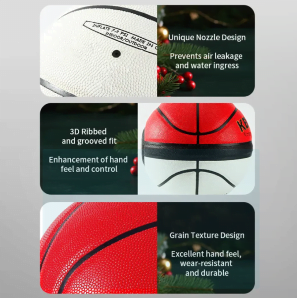 Screenshot 2024-07-14 190434 Salywee PU Basketball Size 7(24cm / (29.5 inches) Indoor Outdoor Sports Ball Games Sports Training Ball