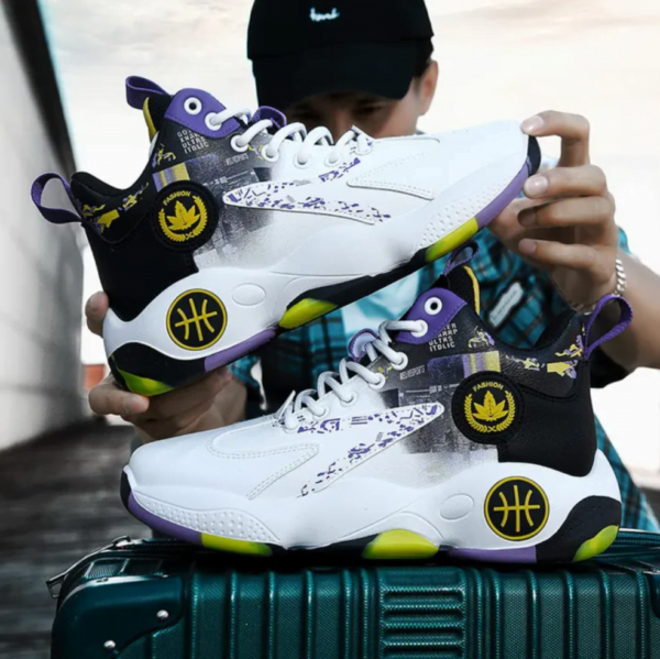 Basketball Shoes Men's Teenager Basketball Sneakers Non Slip Basketball Trainers Sports Shoes for Men Indoor and Outdoor