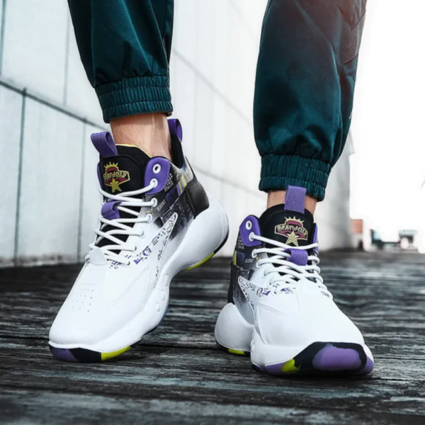 Basketball Shoes Men's Teenager Basketball Sneakers Non Slip Basketball Trainers Sports Shoes for Men Indoor and Outdoor