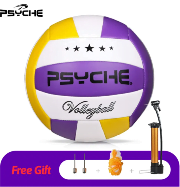Psyche Volleyball Ball Original Size 5 Soft Indoor Outdoor Kids Adults Beach Velleyball Ball