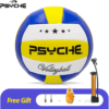 Psyche Volleyball Ball Original Size 5 Soft Indoor Outdoor Kids Adults Beach Velleyball Ball