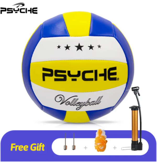 Psyche Volleyball Ball Original Size 5 Soft Indoor Outdoor Kids Adults Beach Velleyball Ball