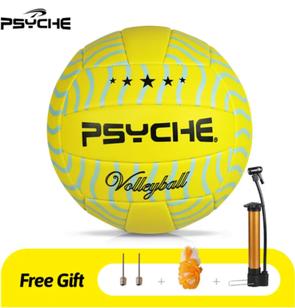 Psyche Volleyball Ball Original Size 5 Soft Indoor Outdoor Kids Adults Beach Velleyball Ball