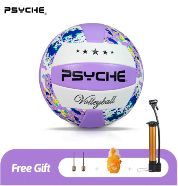 Psyche Volleyball Ball Original Size 5 Soft Indoor Outdoor Kids Adults Beach Velleyball Ball