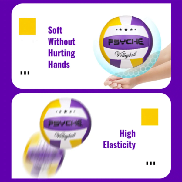 Psyche Volleyball Ball Original Size 5 Soft Indoor Outdoor Kids Adults Beach Velleyball Ball