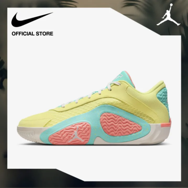 Jordan Men's Tatum 2 PF Basketball Shoes - Light Zitron